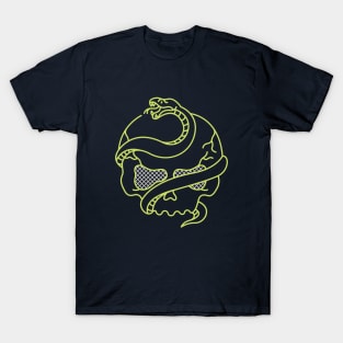 Death Snake and Skull T-Shirt